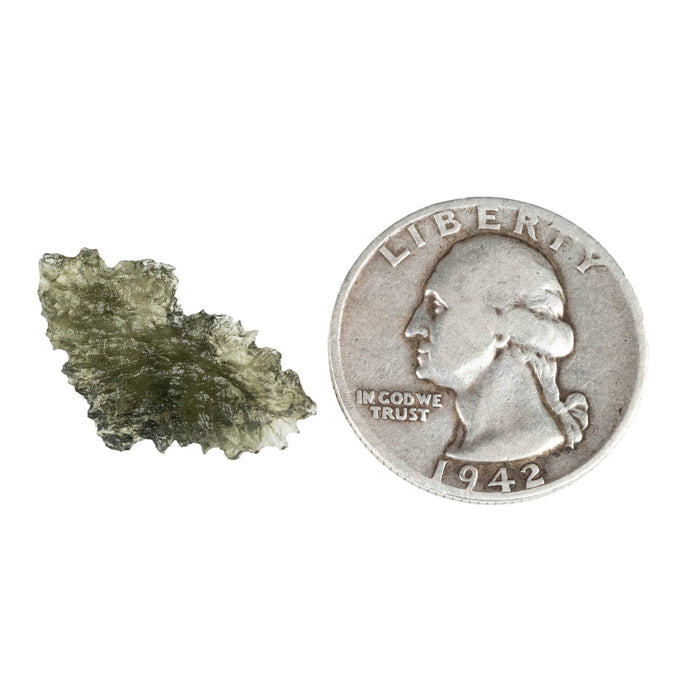 Moldavite 1.18 g 24x14x4mm - InnerVision Crystals
