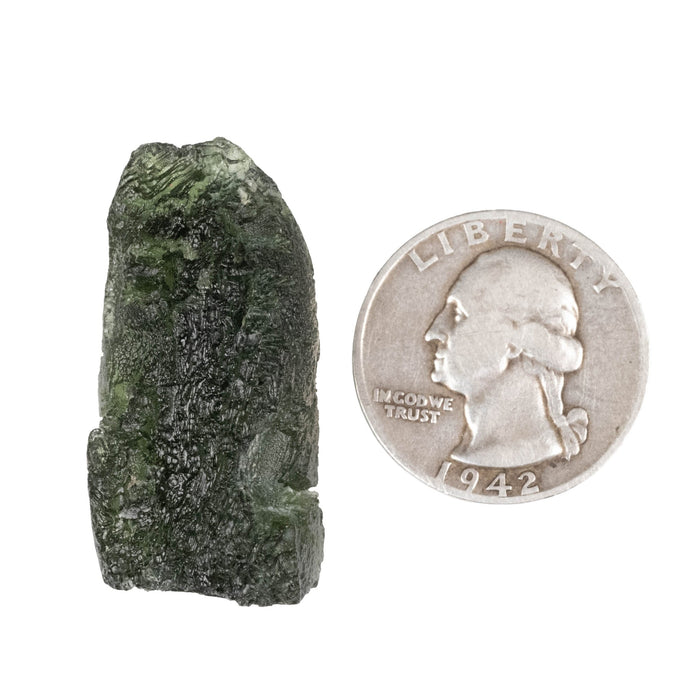 Moldavite 11.96 g 35x18x14mm - InnerVision Crystals