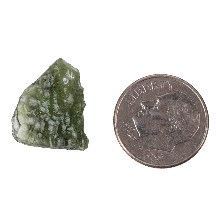 Moldavite 1.20 g 17x14x4mm - InnerVision Crystals