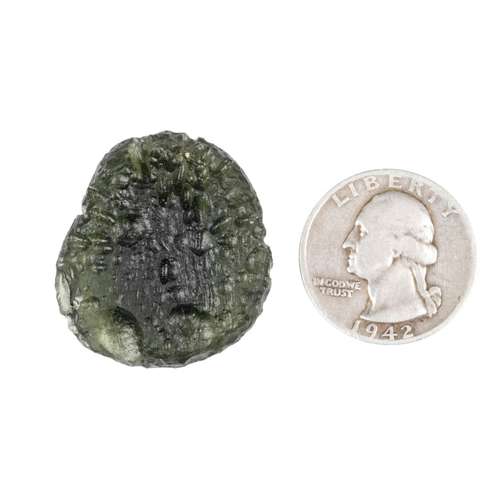 Moldavite 12.18 g 31x27x11mm - InnerVision Crystals