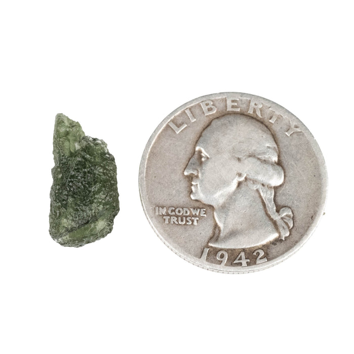 Moldavite 1.22 g 17x8x8mm - InnerVision Crystals