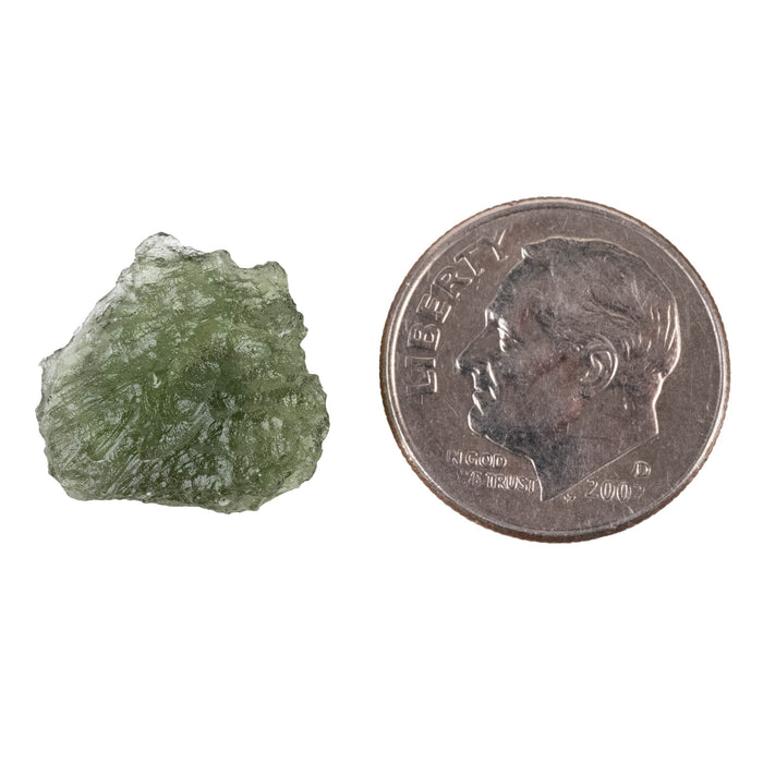 Moldavite 1.23 g 14x13x5mm - InnerVision Crystals