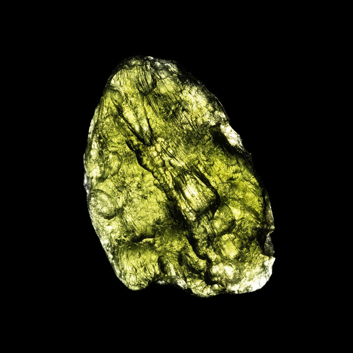 Moldavite 12.32 g 38x26x9mm - InnerVision Crystals