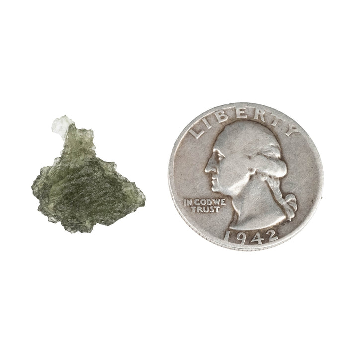 Moldavite 1.25 g 17x16x6mm - InnerVision Crystals