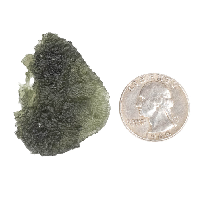 Moldavite 12.53 g 37x31x11mm - InnerVision Crystals