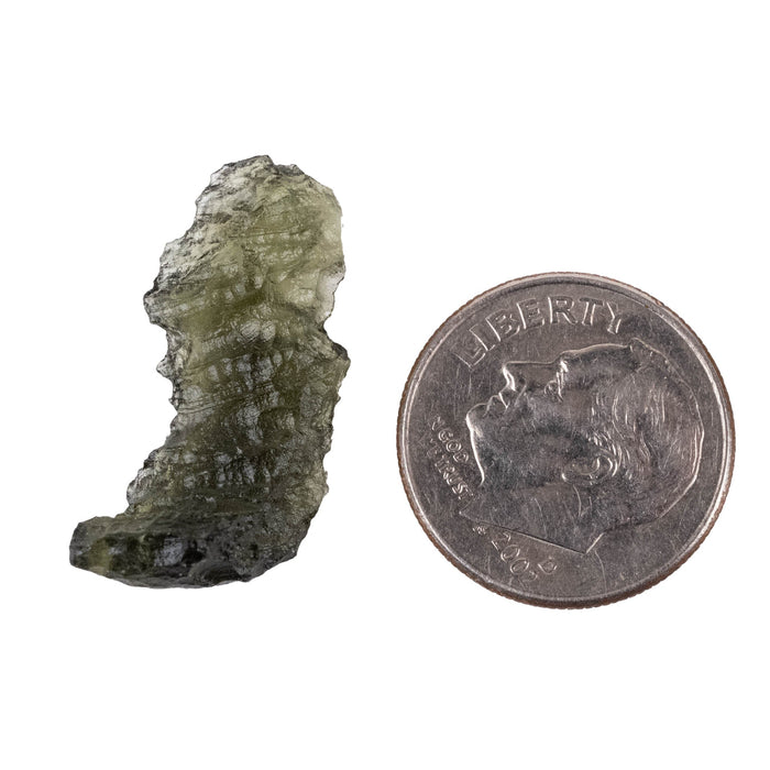 Moldavite 1.26 g 22x12x4mm - InnerVision Crystals