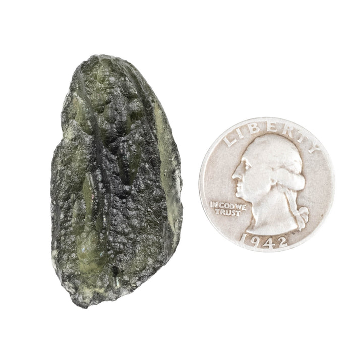 Moldavite 12.76 g 43x20x10mm - InnerVision Crystals