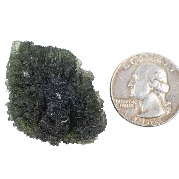 Moldavite 12.82 g 38x29x14mm - InnerVision Crystals