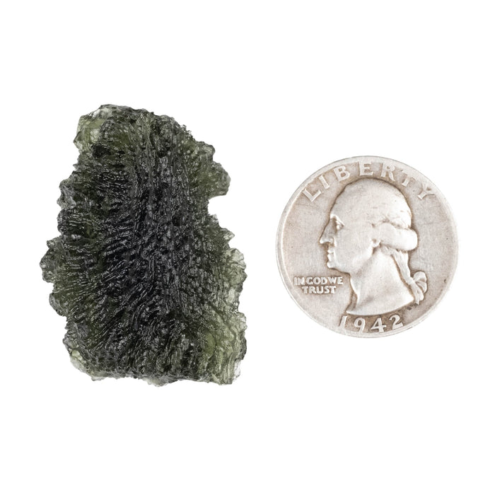 Moldavite 12.83 g 35x25x13mm - InnerVision Crystals