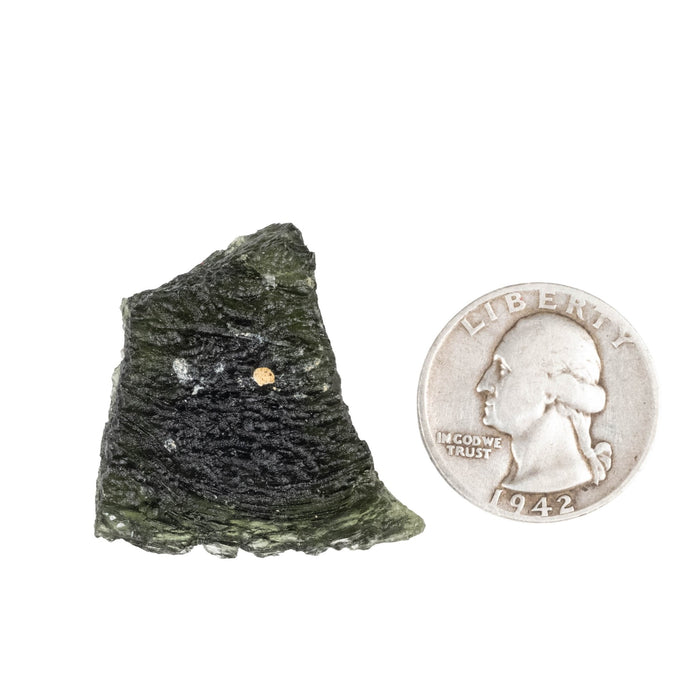 Moldavite 12.88 g 31x31x12mm - InnerVision Crystals