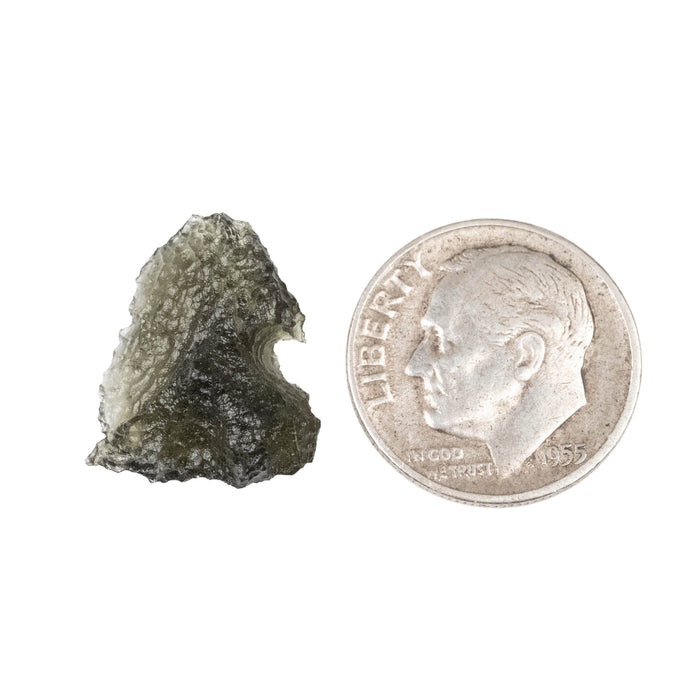 Moldavite 1.30 g 16x13x7mm - InnerVision Crystals