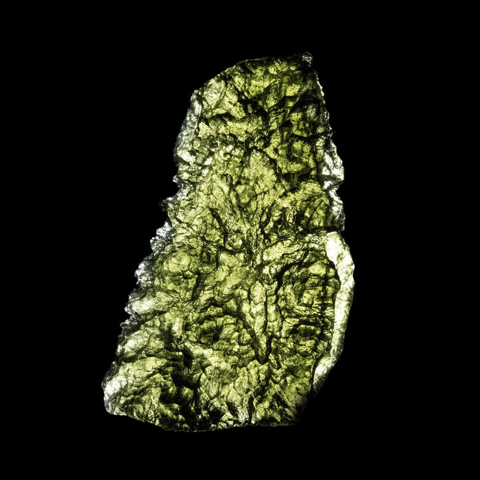 Moldavite 13.10 g 40x24x10mm - InnerVision Crystals