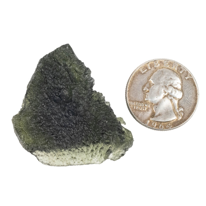 Moldavite 13.51 g 41x31x13mm B Grade - InnerVision Crystals