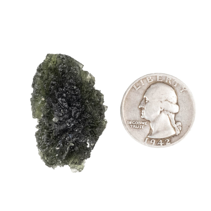 Moldavite 13.53 g 37x26x17mm - InnerVision Crystals