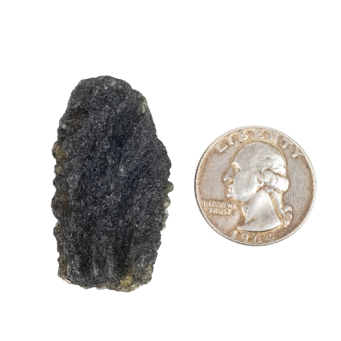 Moldavite 13.59 g 41x24x12mm B Grade - InnerVision Crystals