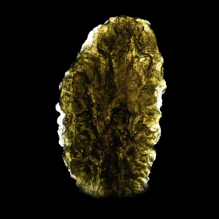 Moldavite 13.59 g 41x24x12mm B Grade - InnerVision Crystals