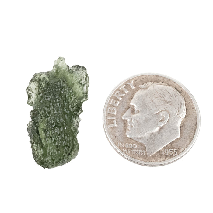 Moldavite 1.39 g 21x10x7mm - InnerVision Crystals