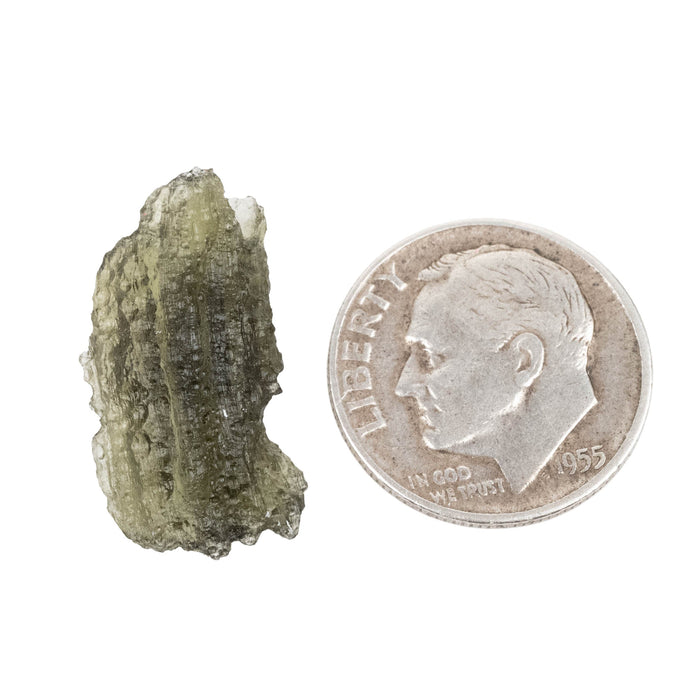 Moldavite 1.39 g 21x11x6mm - InnerVision Crystals