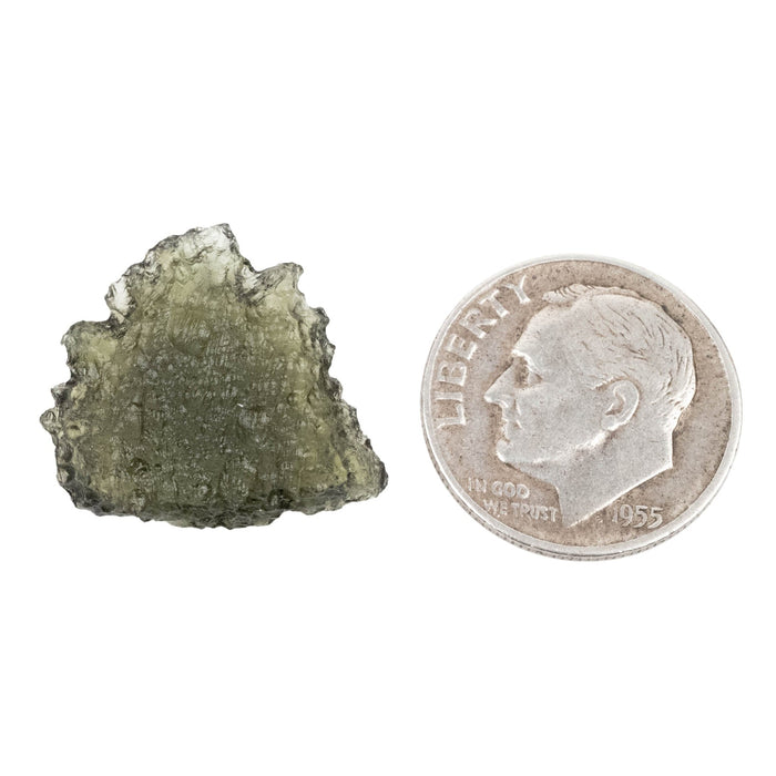 Moldavite 1.40 g 19x15x4mm - InnerVision Crystals