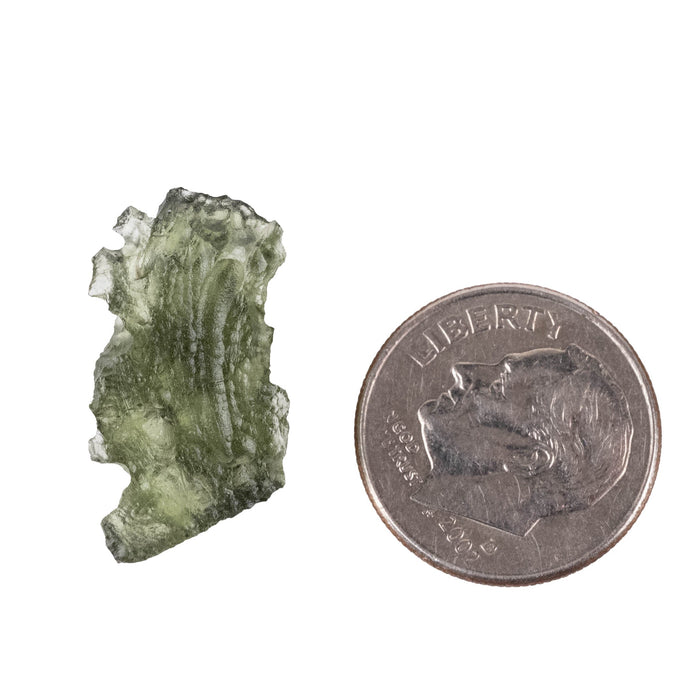 Moldavite 1.40 g 21x11x6mm - InnerVision Crystals