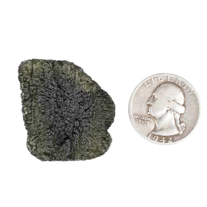 Moldavite 14.28 g 32x30x13mm - InnerVision Crystals