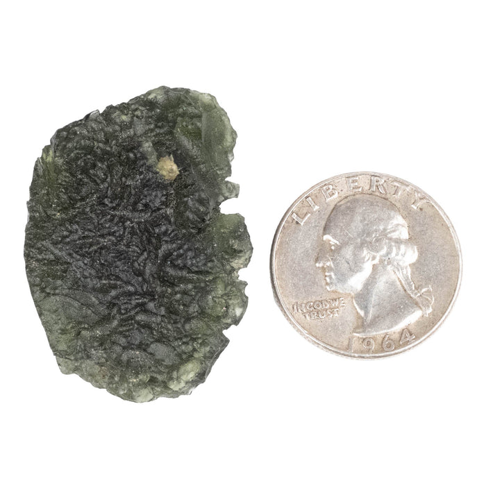 Moldavite 14.35 g 35x27x11mm - InnerVision Crystals