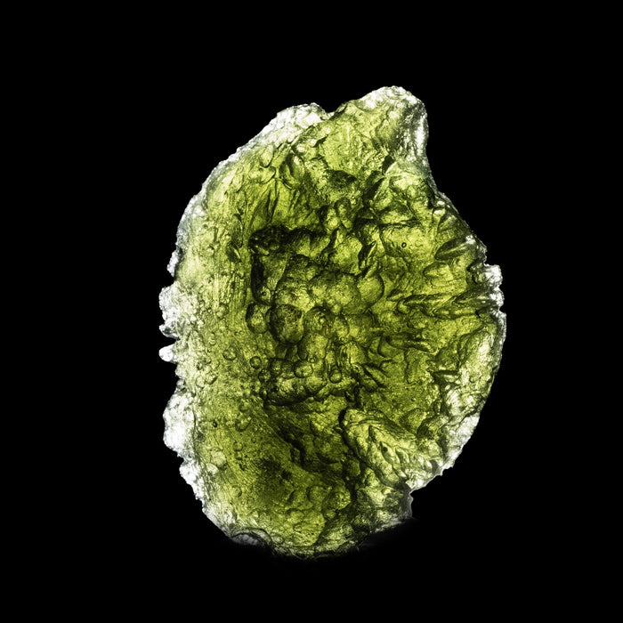 Moldavite 14.36 g 39x27x12mm - InnerVision Crystals