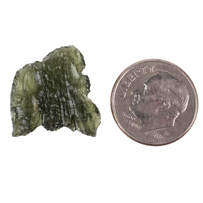 Moldavite 1.46 g 18x17x3mm - InnerVision Crystals
