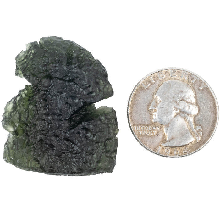 Moldavite 14.70 g 35x25x11mm - InnerVision Crystals