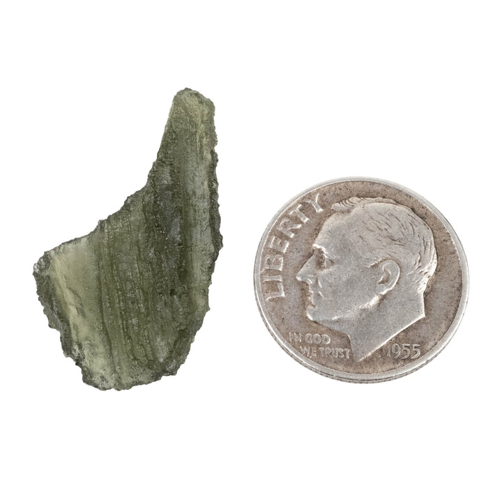 Moldavite 1.48 g 26x16x5mm - InnerVision Crystals