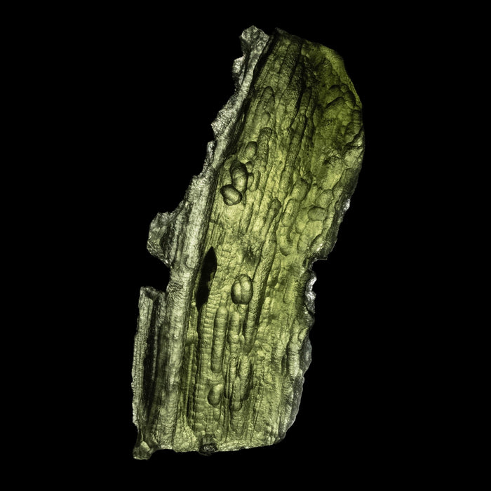 Moldavite 15.38 g 61x25x11mm B Grade - InnerVision Crystals