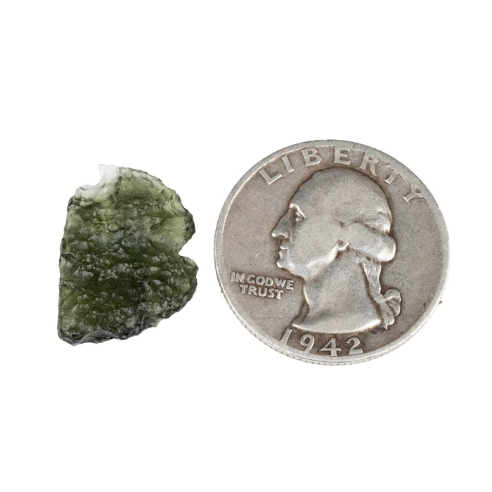 Moldavite 1.54 g 19x14x5mm - InnerVision Crystals