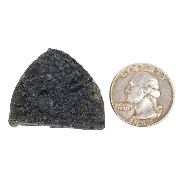 Moldavite 15.41 g 34x27x13mm B Grade - InnerVision Crystals