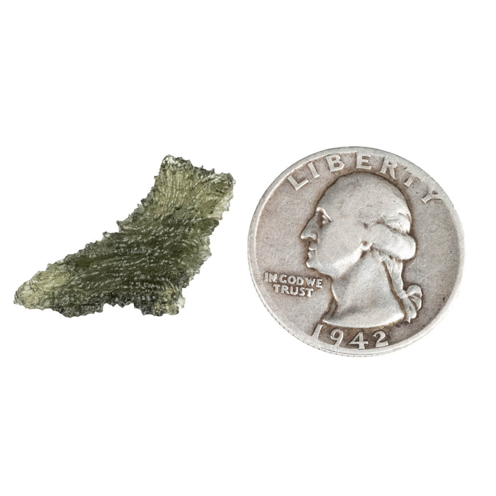 Moldavite 1.55 g 27x14x6mm - InnerVision Crystals