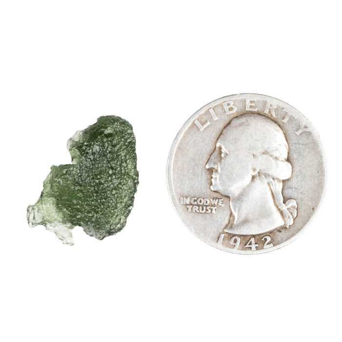 Moldavite 1.60 g 20x13x6mm - InnerVision Crystals