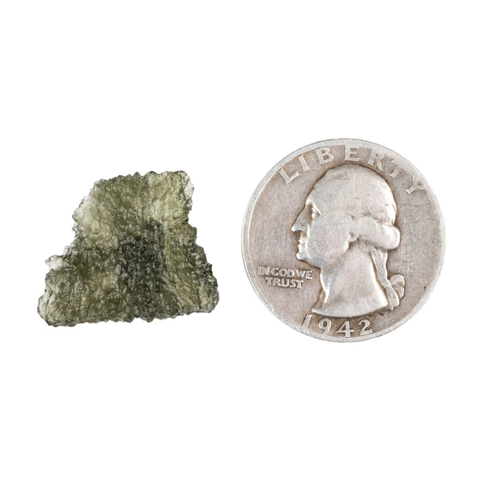 Moldavite 1.60 g 21x17x5mm - InnerVision Crystals