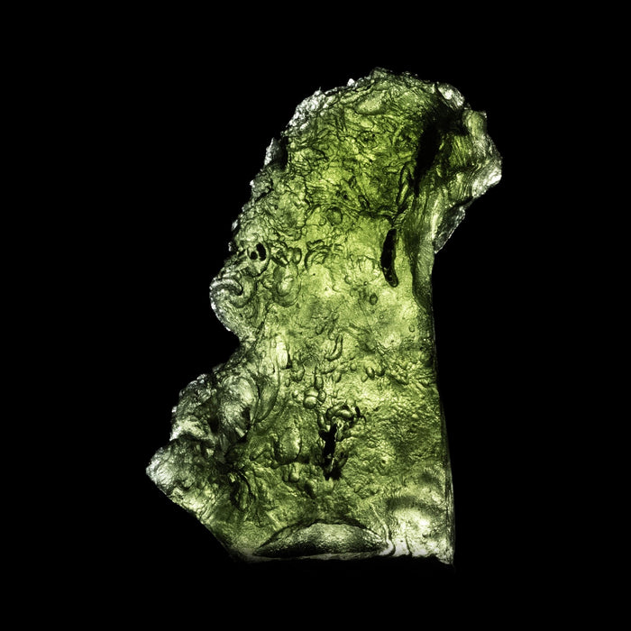 Moldavite 16.05 g 48x28x8mm - InnerVision Crystals
