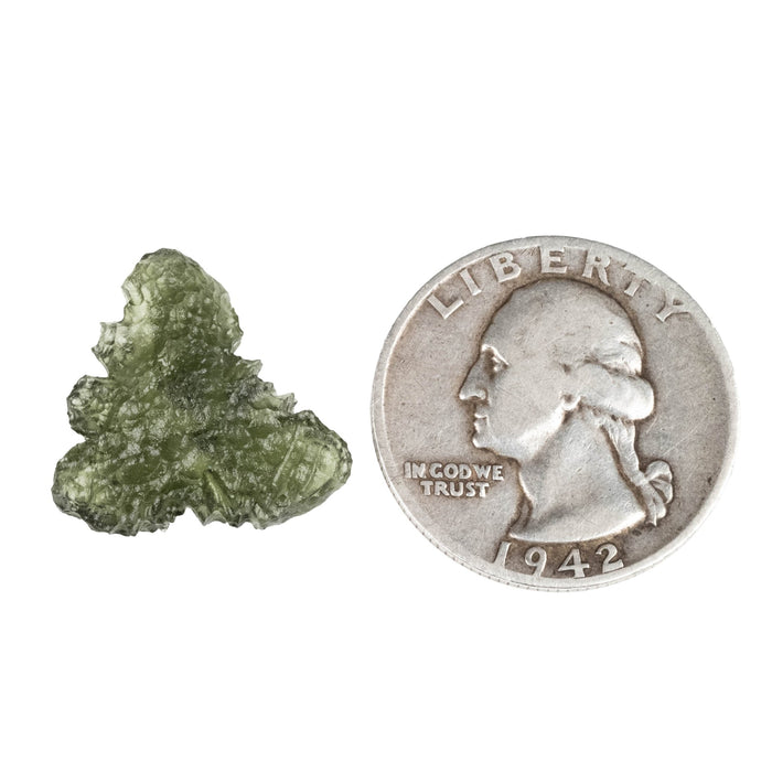 Moldavite 1.64 g 19x19x5mm - InnerVision Crystals