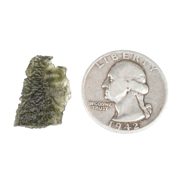 Moldavite 1.66 g 20x13x5mm - InnerVision Crystals