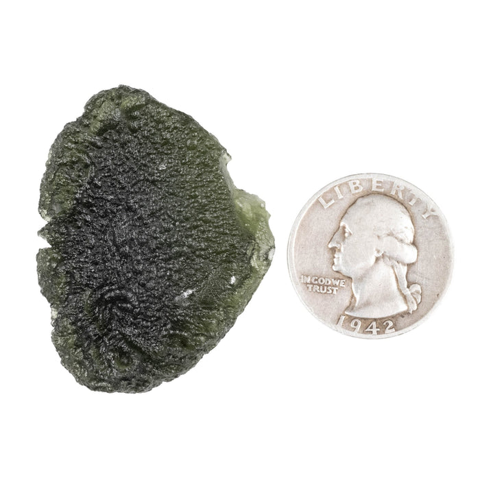 Moldavite 16.62 g 43x34x10mm - InnerVision Crystals