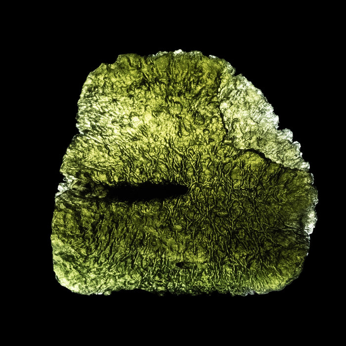 Moldavite 16.65 g 38x36x10mm Bi-Color RARE - InnerVision Crystals