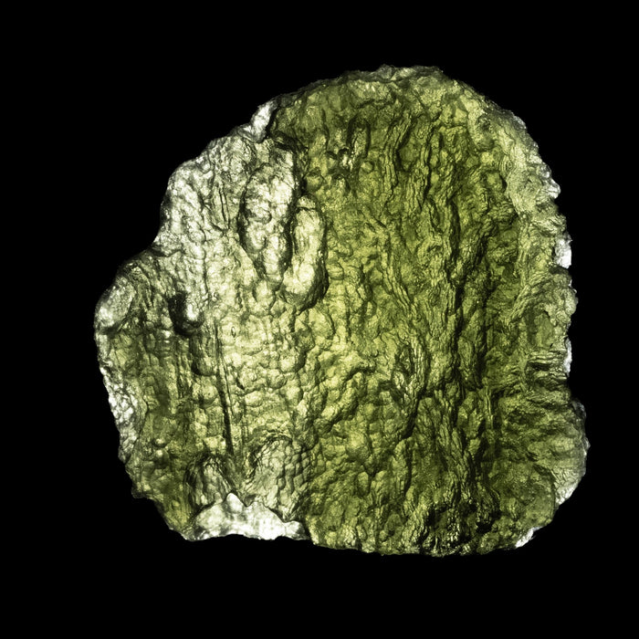Moldavite 16.66 g 37x37x10mm B Grade - InnerVision Crystals