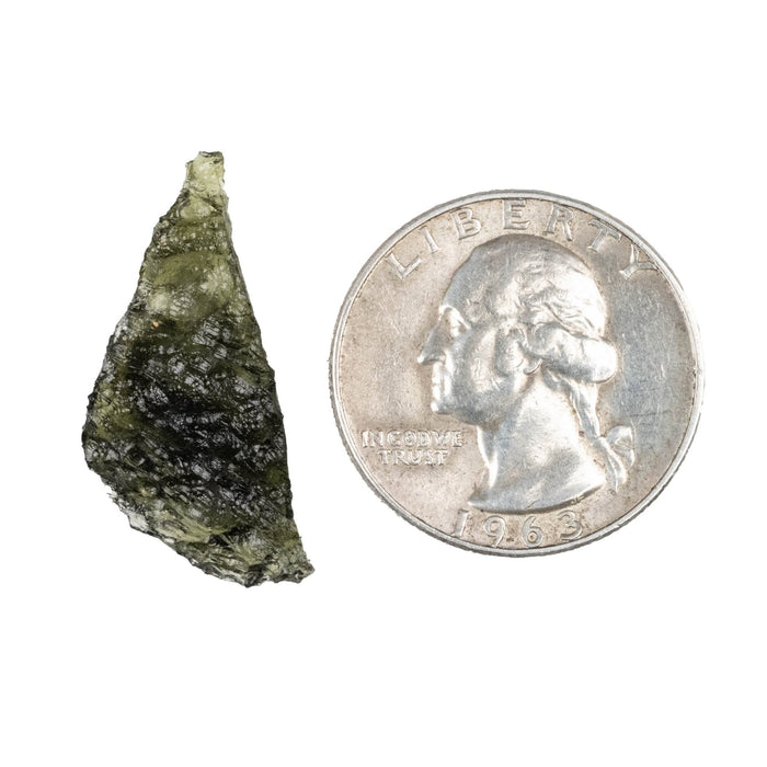 Moldavite 1.67 g 28x13x5mm - InnerVision Crystals