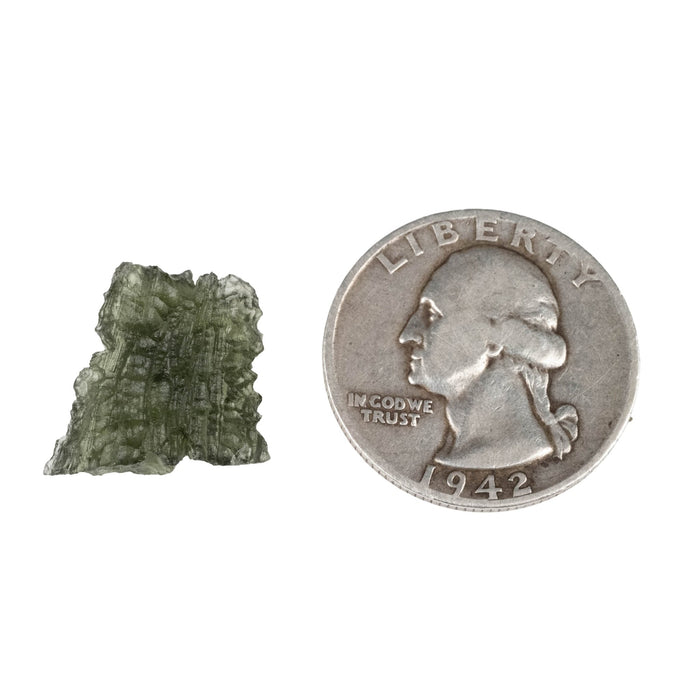 Moldavite 1.70 g 16x16x6mm - InnerVision Crystals