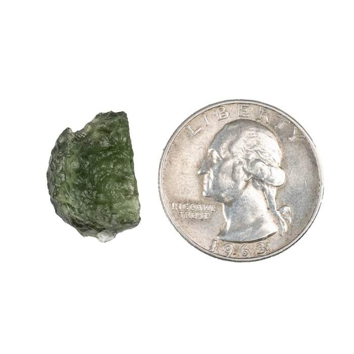 Moldavite 1.80 g 17x13x6mm - InnerVision Crystals