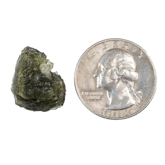 Moldavite 1.80 g 17x15x6mm - InnerVision Crystals