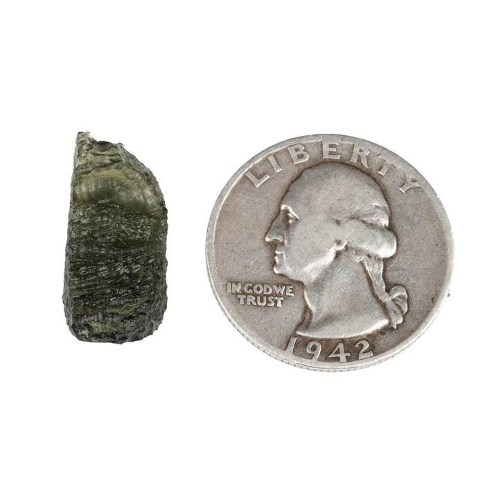 Moldavite 1.82 g 21x10x7mm - InnerVision Crystals