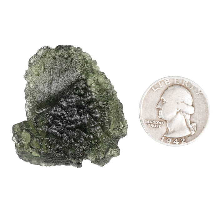 Moldavite 18.28 g 41x36x11mm - InnerVision Crystals