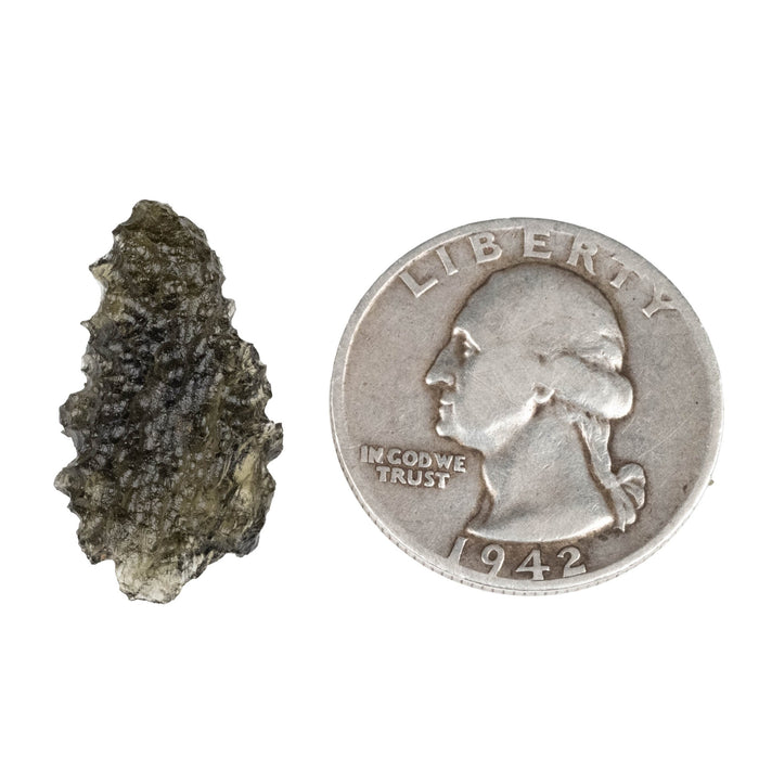 Moldavite 1.85 g 24x14x7mm - InnerVision Crystals