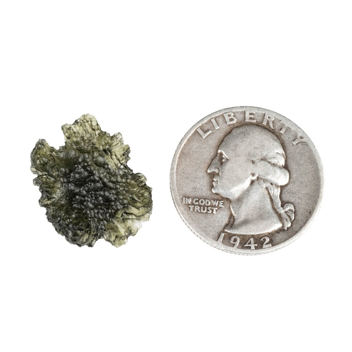 Moldavite 1.87 g 21x17x5mm - InnerVision Crystals